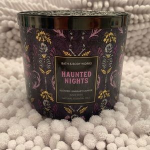 HAUNTED NIGHTS 3 Wick Candle Bath & Body Works